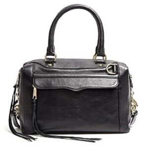 Vintage Rebecca Minkoff MAB Black Leather Satchel - project piece!